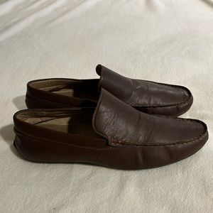 Steve Madden mens size 10.5 brown slip on shoes.